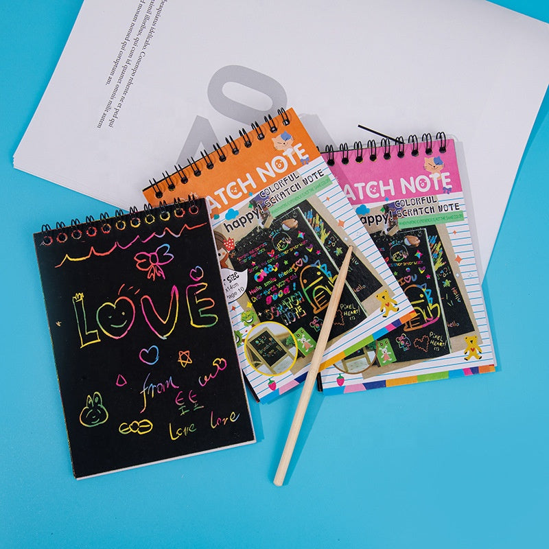 Magic Scratch Art Paper Notebook
