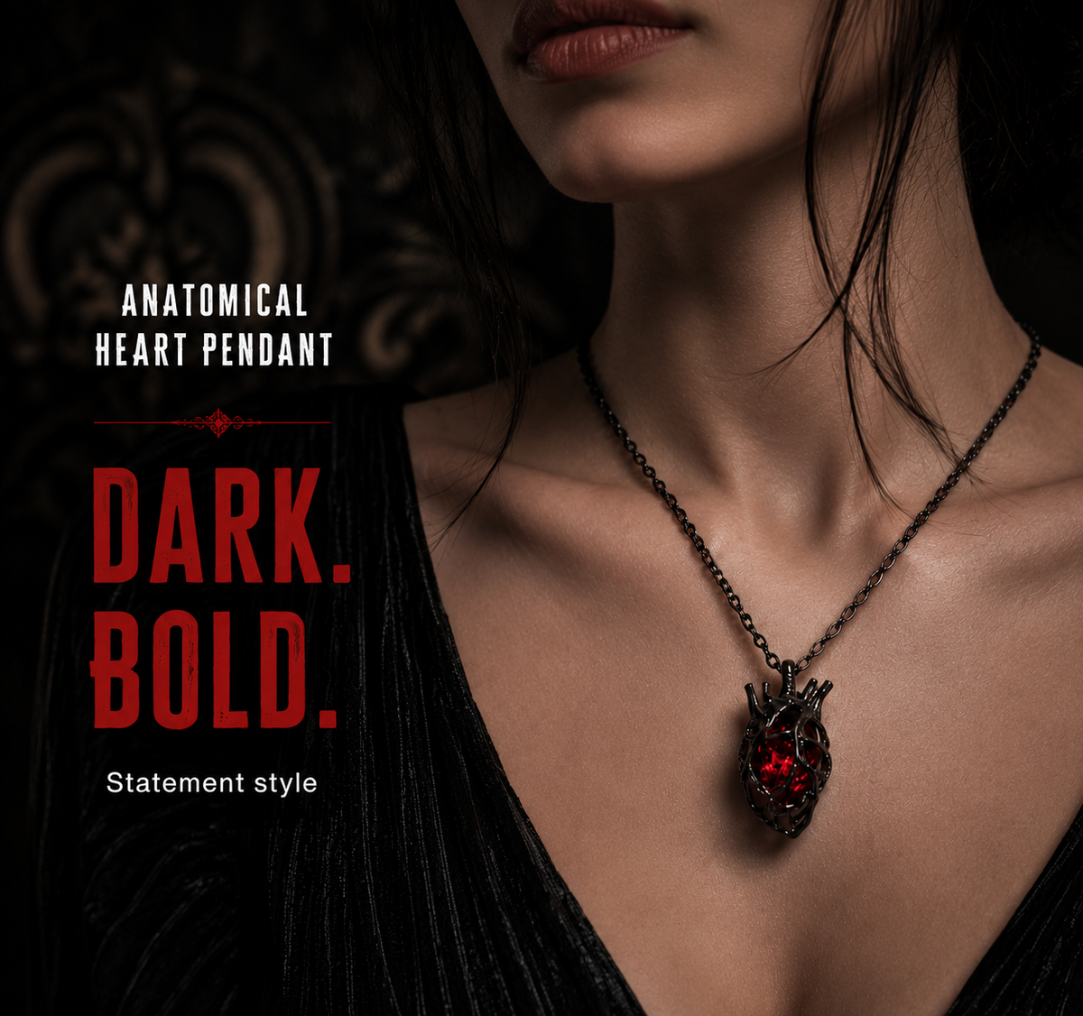 Mystic Anatomical Heart Pendant ๐๐ซ