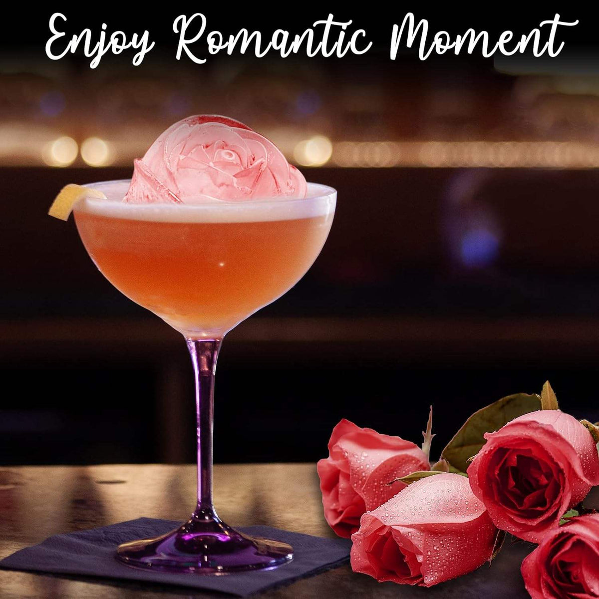 Elegant Rose Silicone Ice Mold