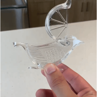 Crystal Sparrow Lemon Squeezer