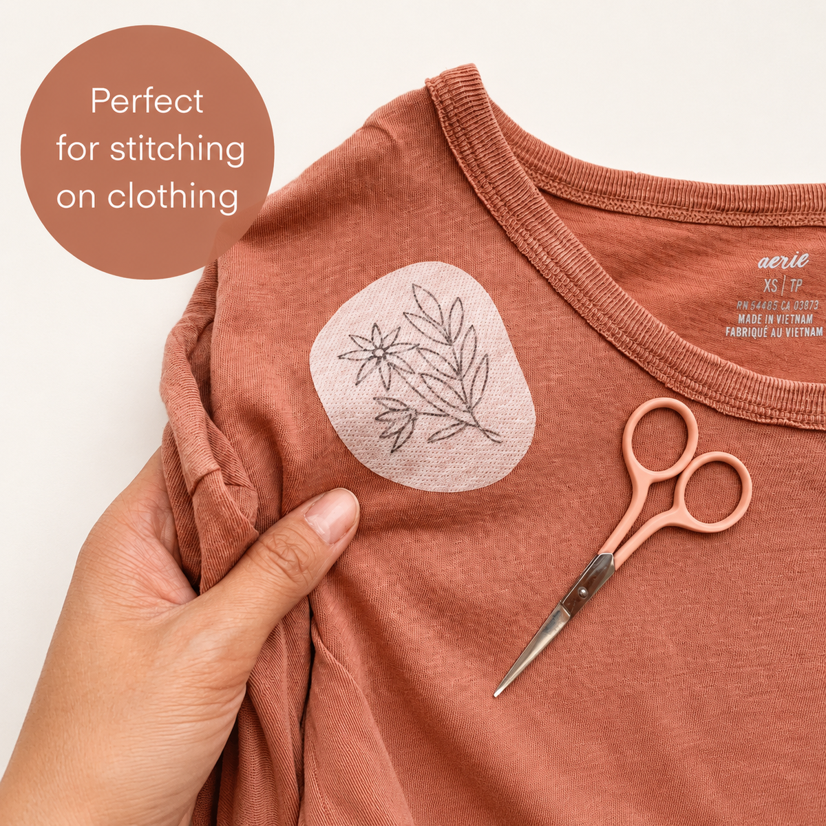 Magic Embroidery Guide Stickers ( Water Soluble )
