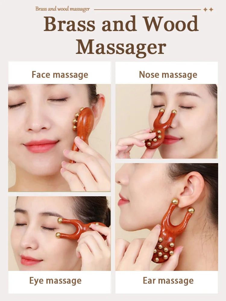 Lymphatic Wood Therapy Massage Tool