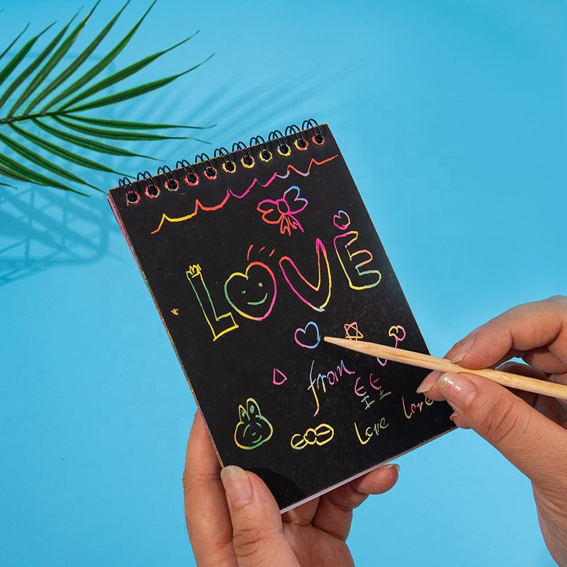 Magic Scratch Art Paper Notebook