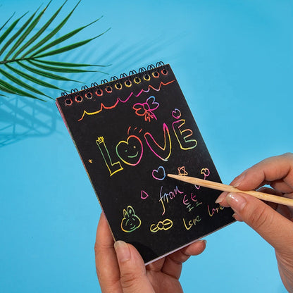 Magic Scratch Art Paper Notebook