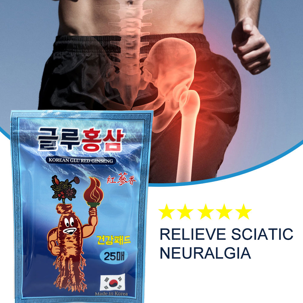 Korean Herbal Red Ginseng Pain Relief Joint Patch