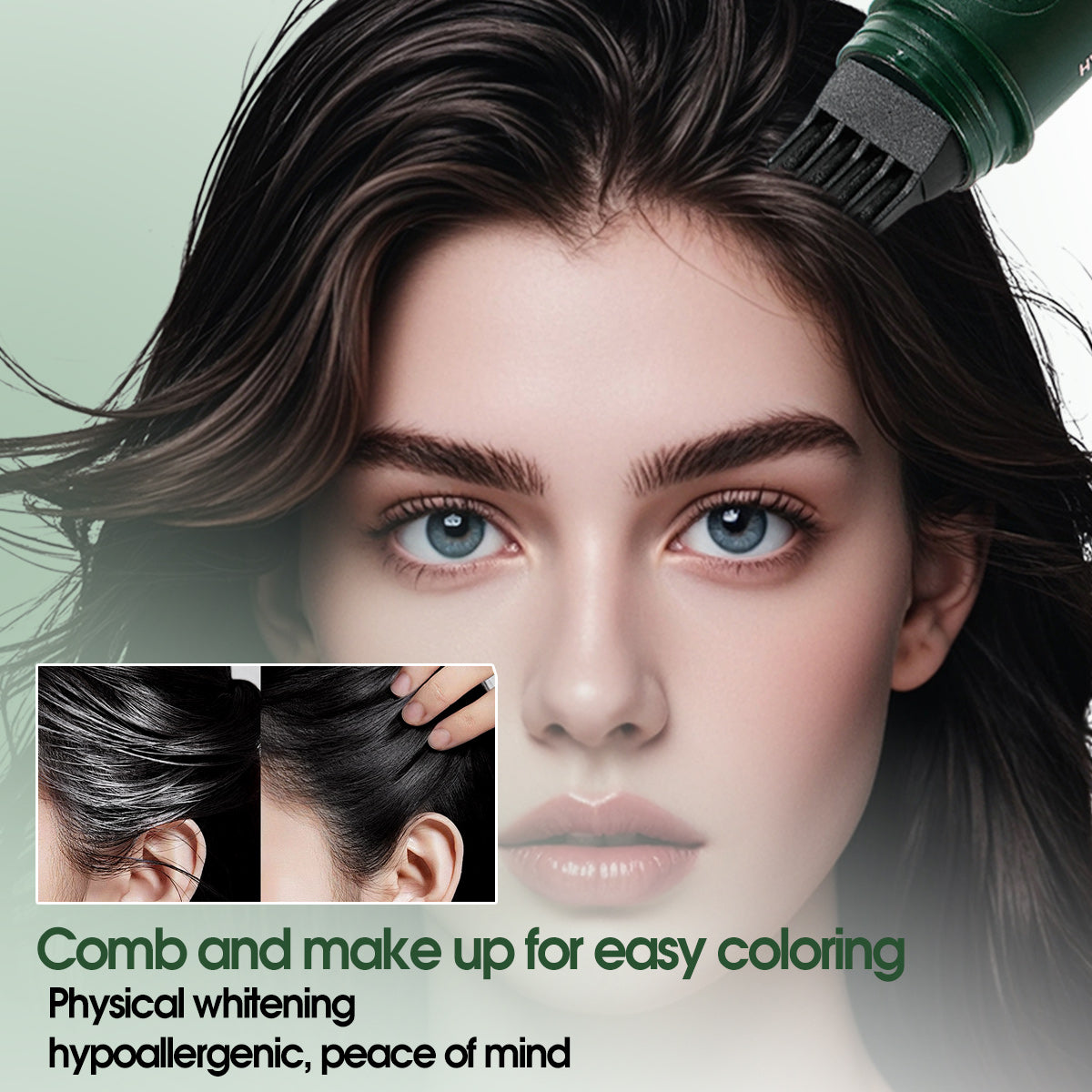 2-in-1 Hair Dye Stick with Comb