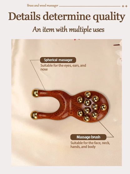 Lymphatic Wood Therapy Massage Tool