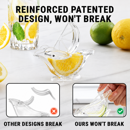 Crystal Sparrow Lemon Squeezer