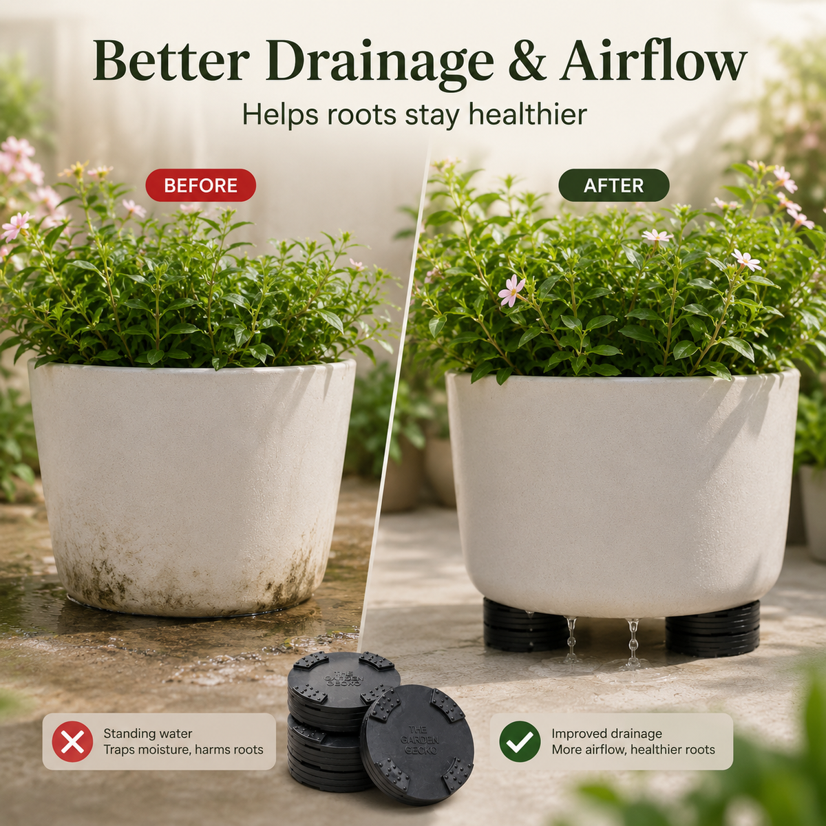Garden Pot Support Feet
