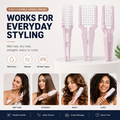 Hair Flex 3-in-1 Smart Hair Brush