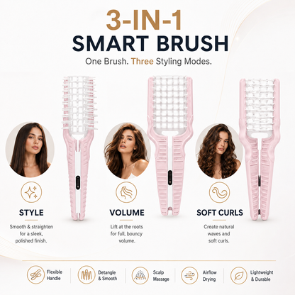 Hair Flex 3-in-1 Smart Hair Brush