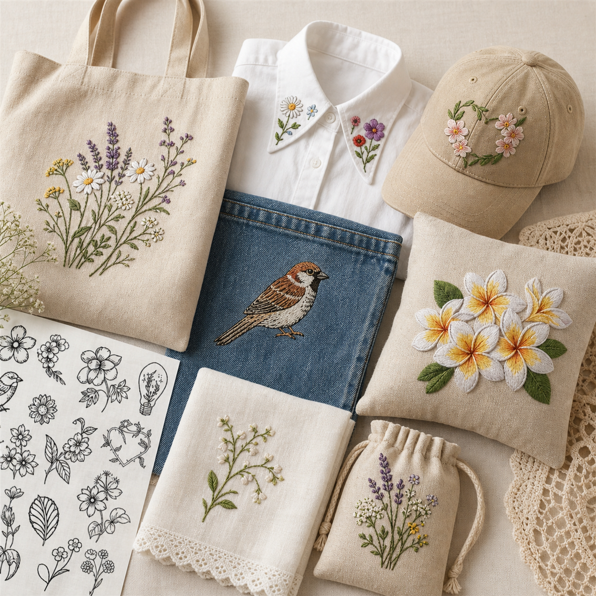 Stick & Stitch Embroidery Guide Patches ( Water Soluble )