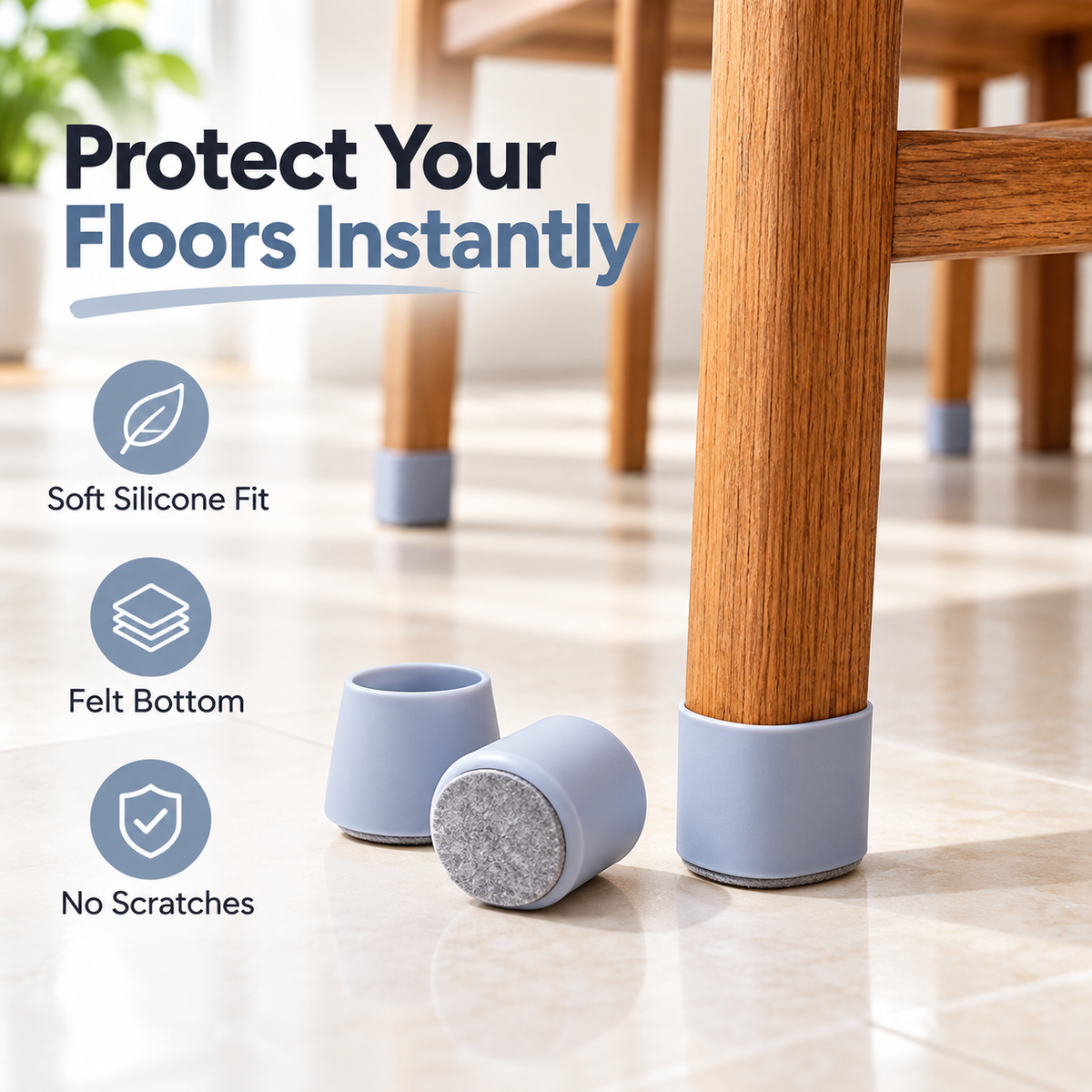 Silicone Furniture Leg Protectors™