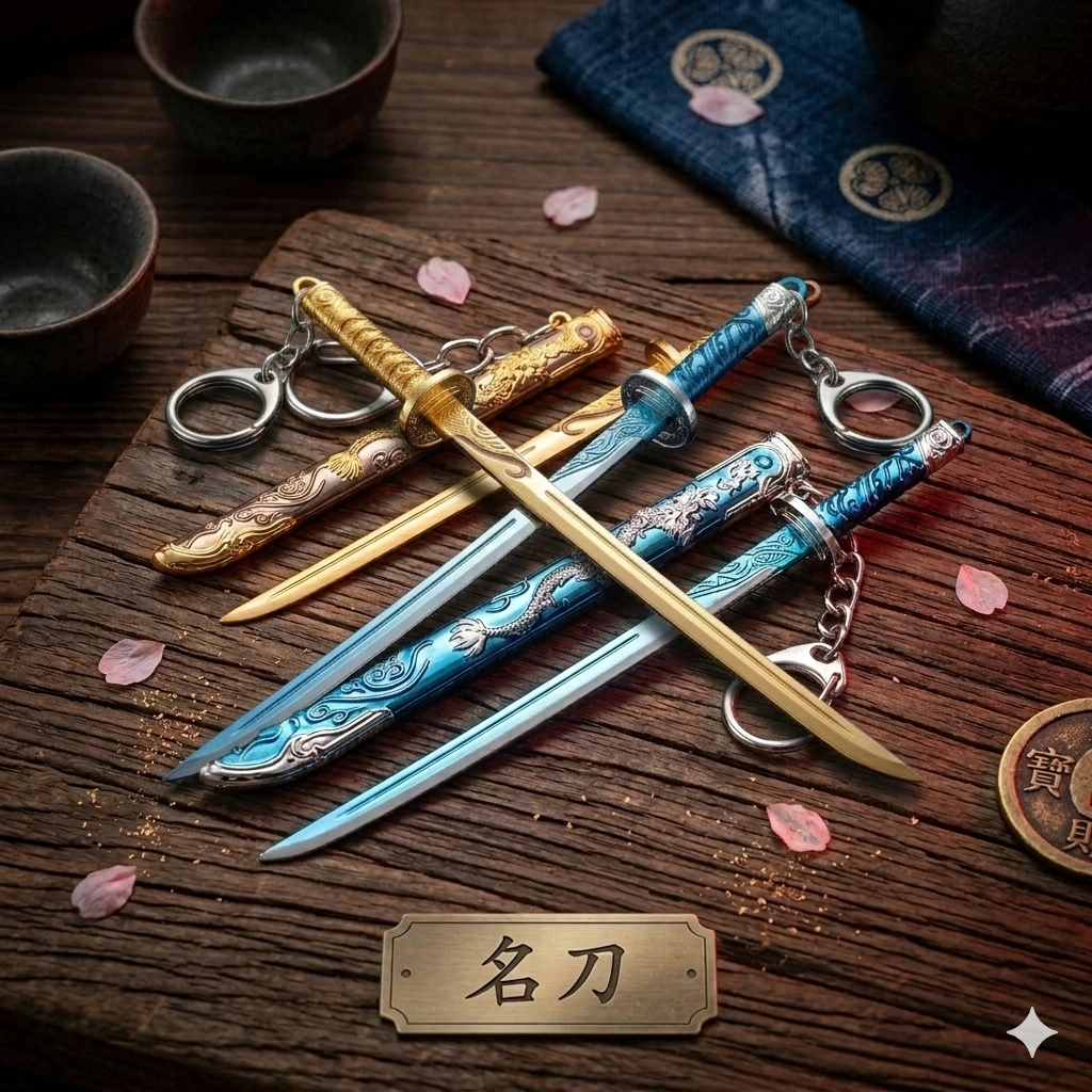Warrior Spirit Sword Keychain