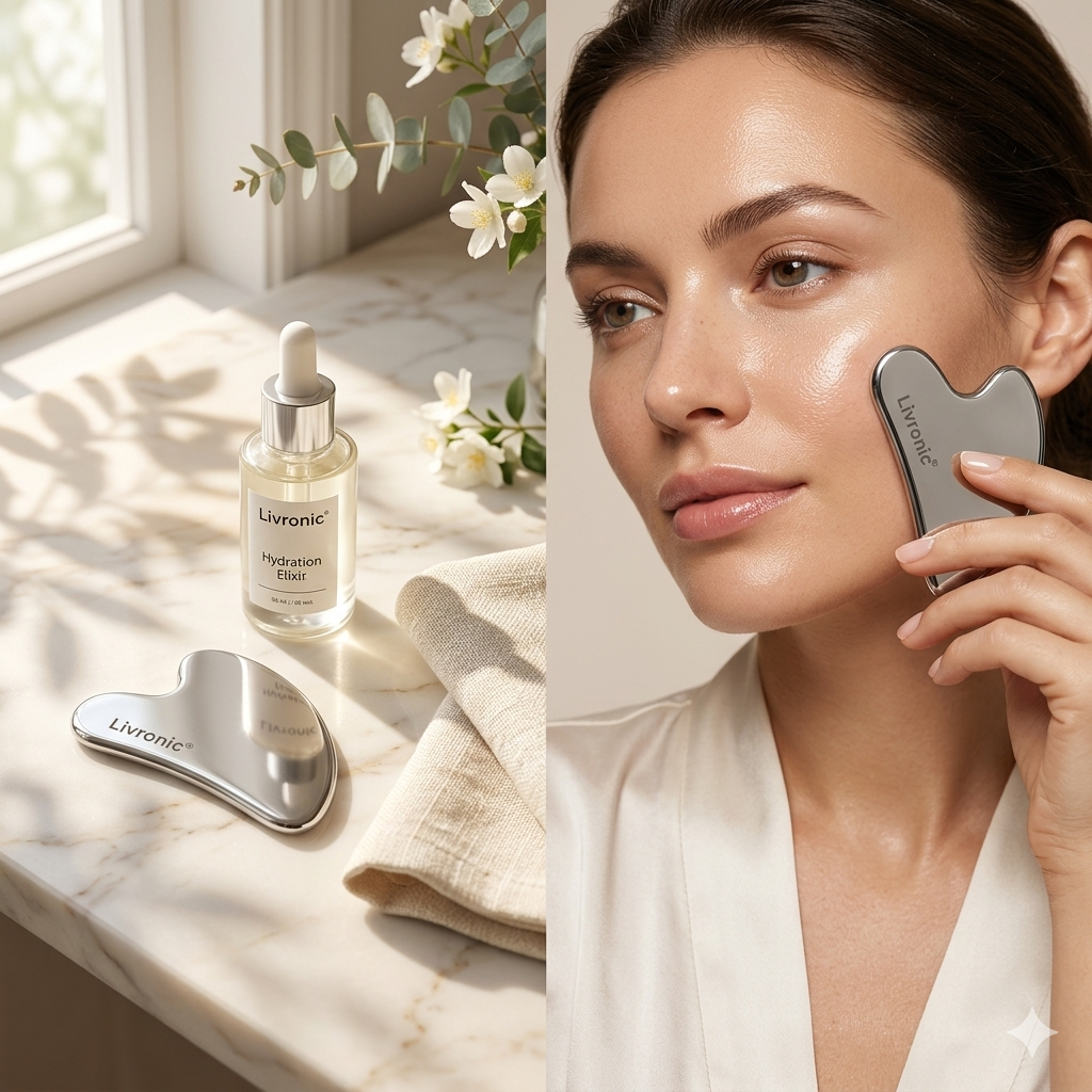Premium Stainless Steel Gua Sha - For Face Lifting