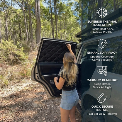 Magnetic Car Window Privacy Shades (Adjustable For All Models)