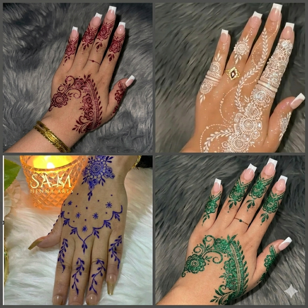 Glitter Gel Cone Mehndi