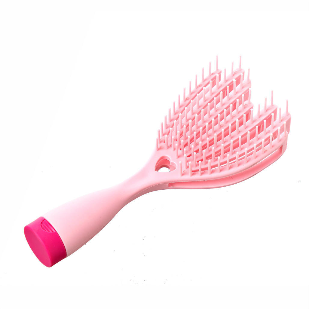 2-in-1 Curler & Detangling Hair Brush