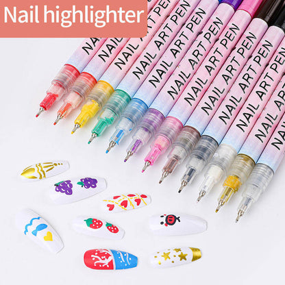 💧 Waterproof Nail Art Pen 💅🎨