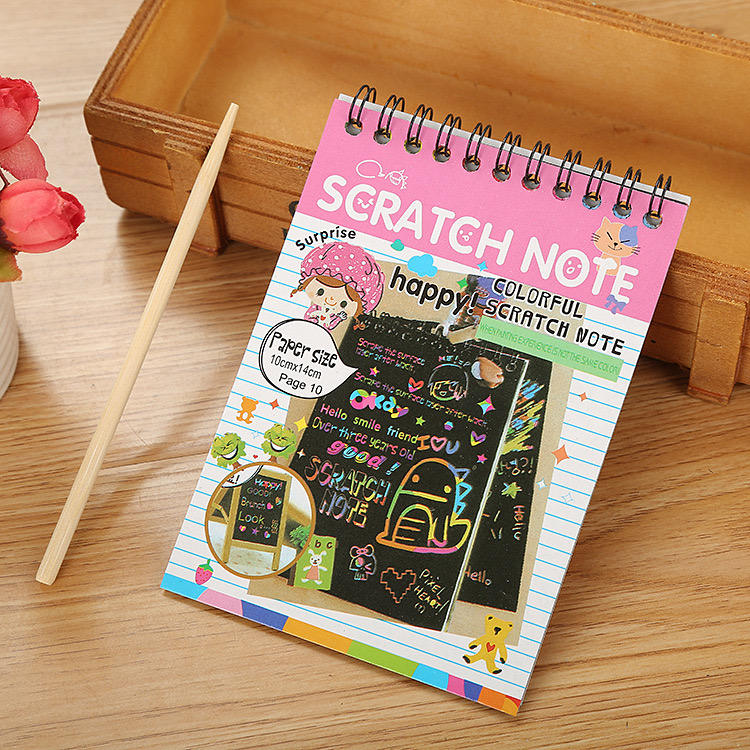 Magic Scratch Art Paper Notebook