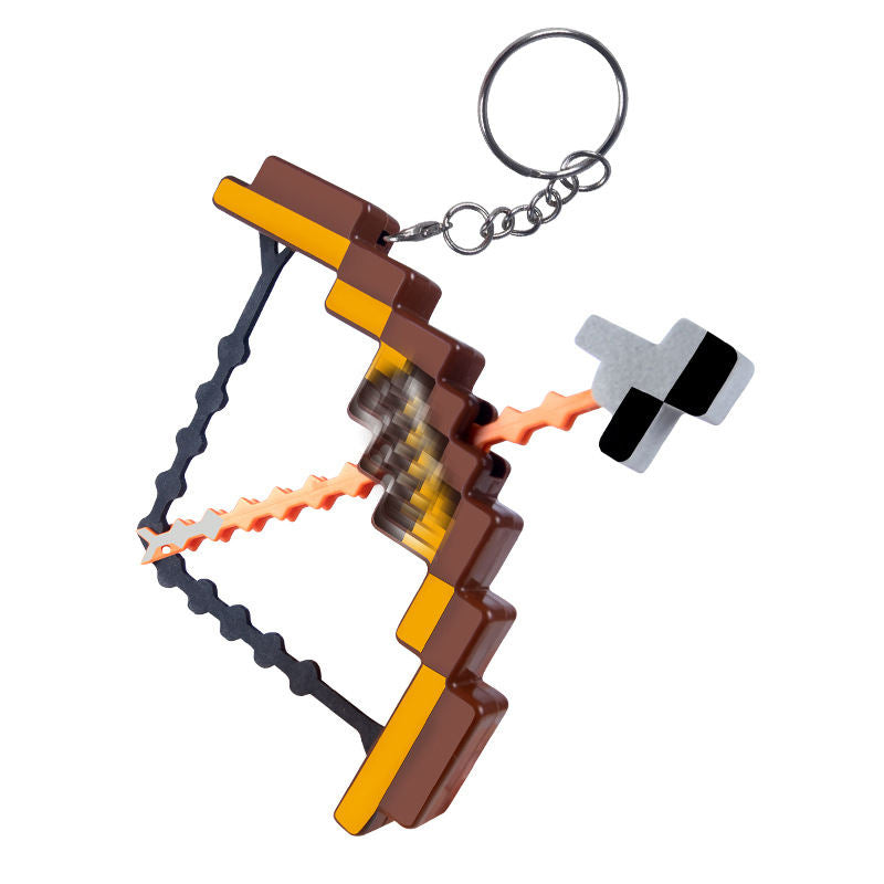 Mini Minecraft Bow & Arrow Keychain