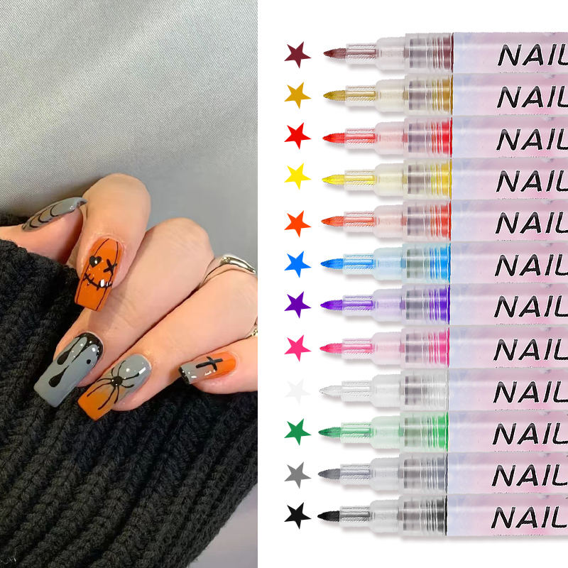 💧 Waterproof Nail Art Pen 💅🎨
