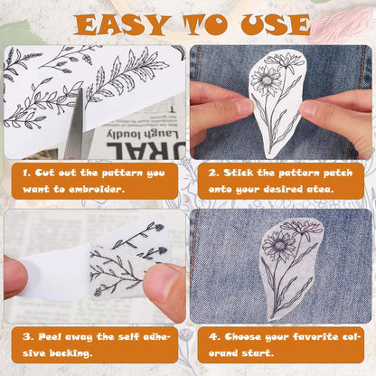 Stick & Stitch Embroidery Guide Patches ( Water Soluble )