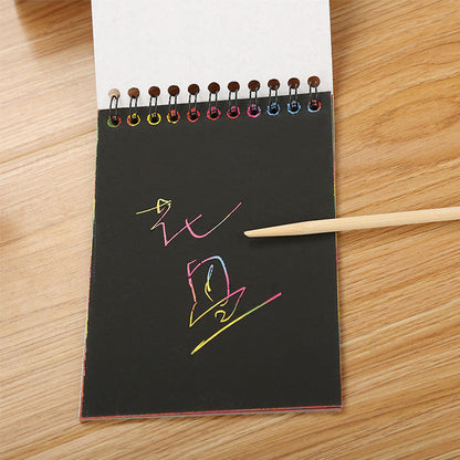 Magic Scratch Art Paper Notebook