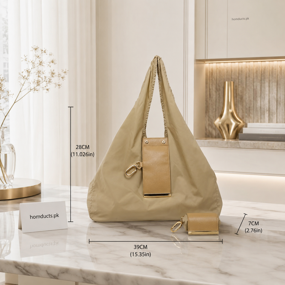 2-in-1 Foldable Reusable Shopping  Bag