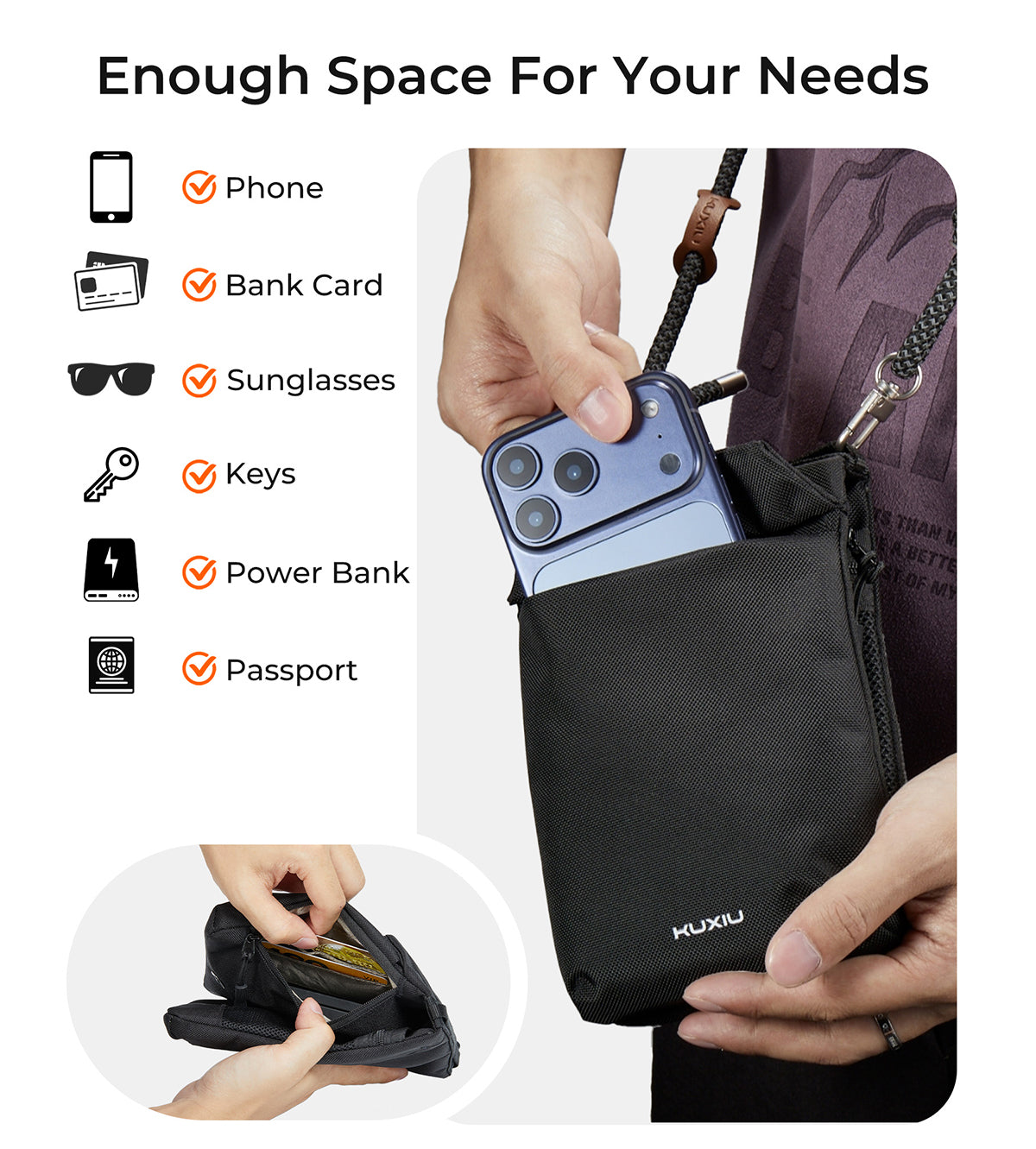 Smart Shield Bag –  Waterproof & Anti-Cut - Black