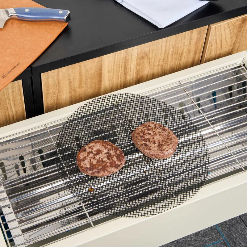 NON-STICK ROUND FIBERGLASS REUSABLE MESH MAT