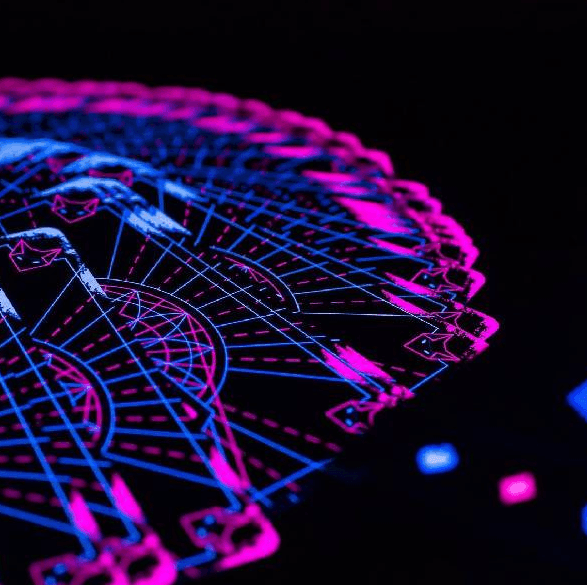 Glow Playing Cards by Chris Cards