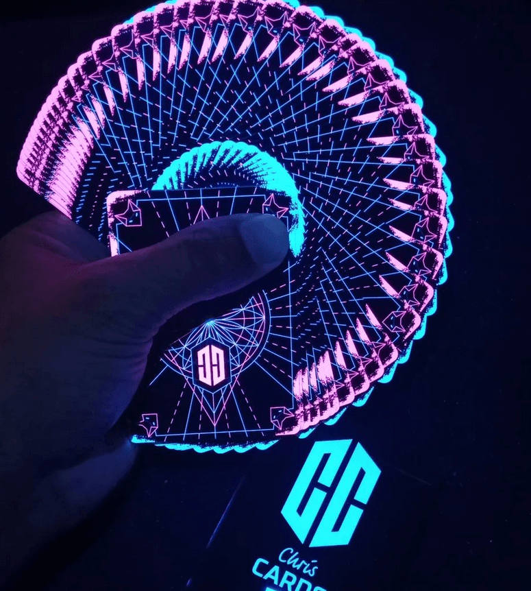 Glow Playing Cards by Chris Cards