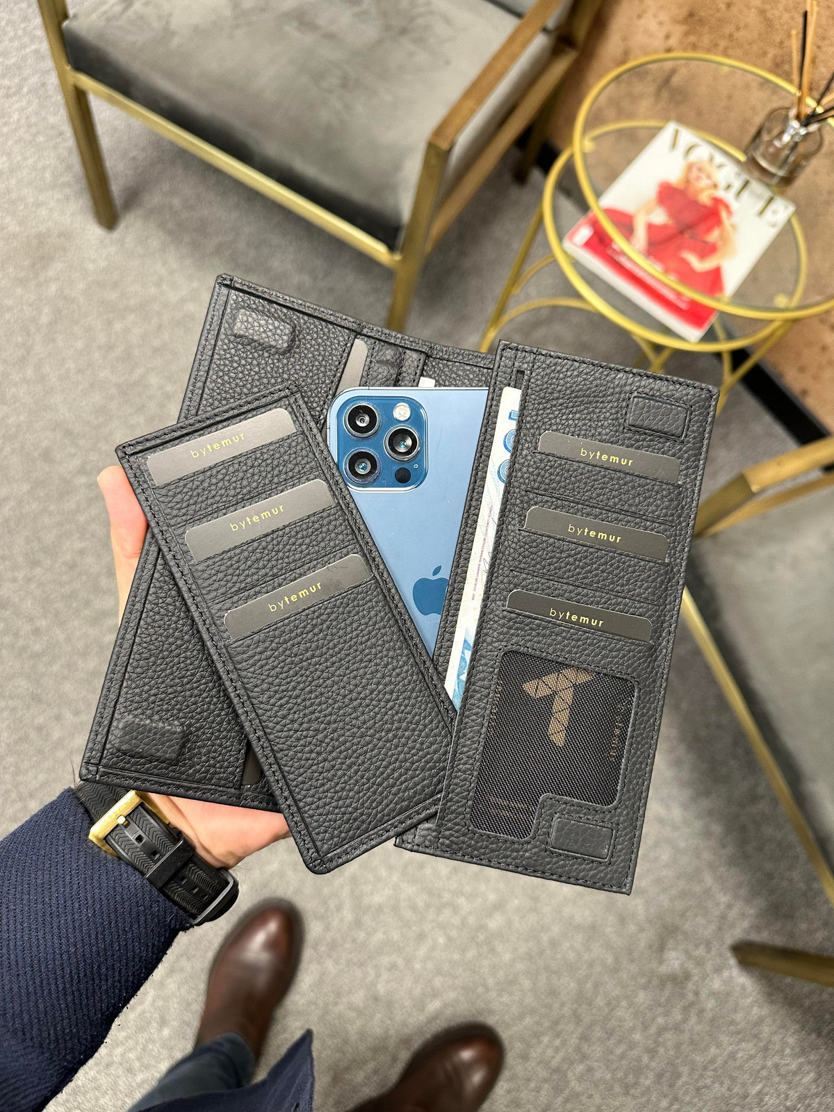 Smart Leather Phone Wallet 💼✨
