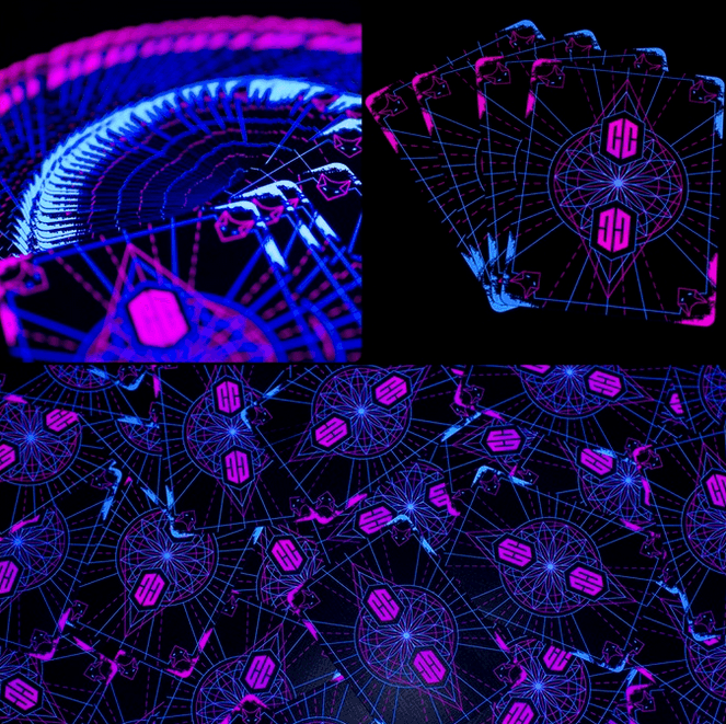Glow Playing Cards by Chris Cards