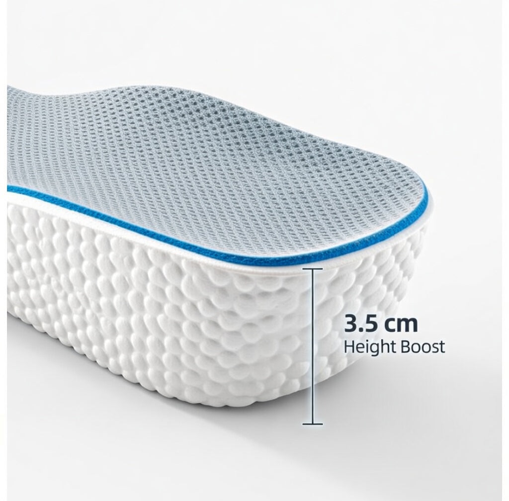 Arch Support Height Increase Insoles (Height 1.4inch (3.5cm)