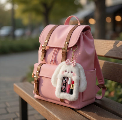 Cute Plush Bunny Mini Storage Pouch 🐰
