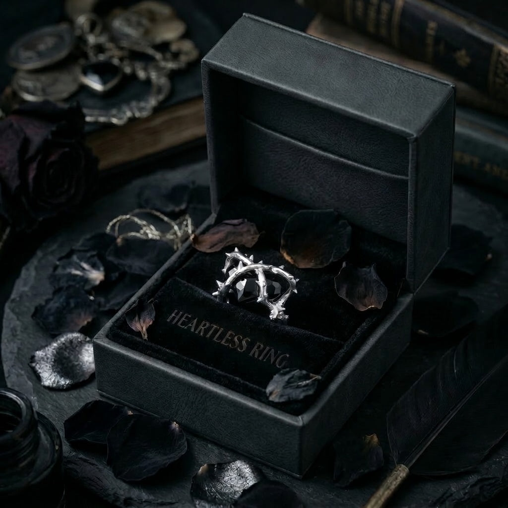 Thorn Heart Ring (Unisize-Adjustable)