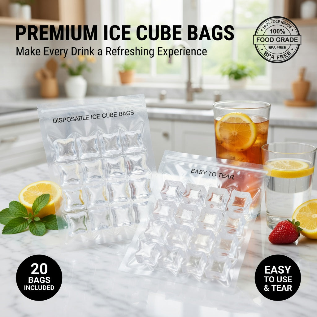 disposable Ice Cube Bags (MultiPurpose)