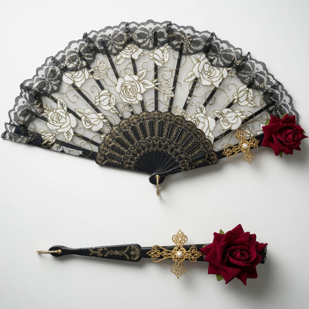 Classic Korean Folding Hand Fan