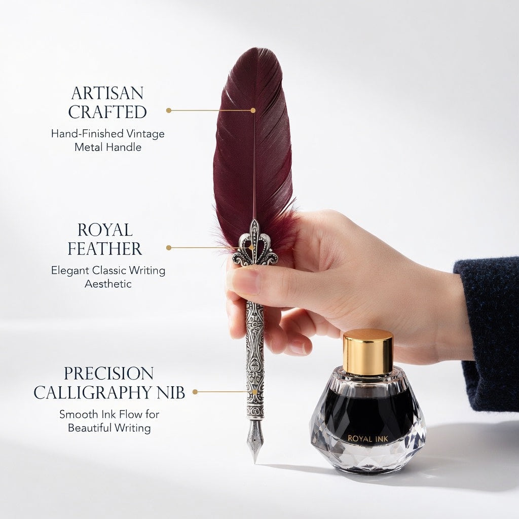 Royal Feather Quill Pen