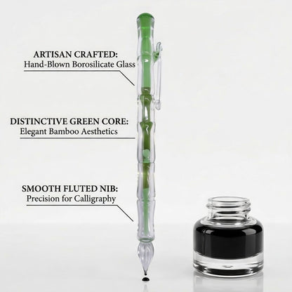Imperial Bamboo Crystal Dip Pen