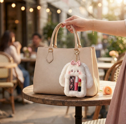 Cute Plush Bunny Mini Storage Pouch 🐰
