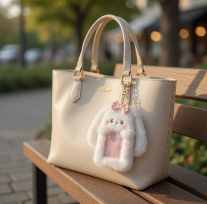 Cute Plush Bunny Mini Storage Pouch 🐰
