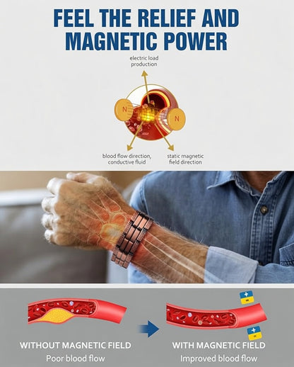 CopperEase Magnetic Wellness Bracelet 🌿