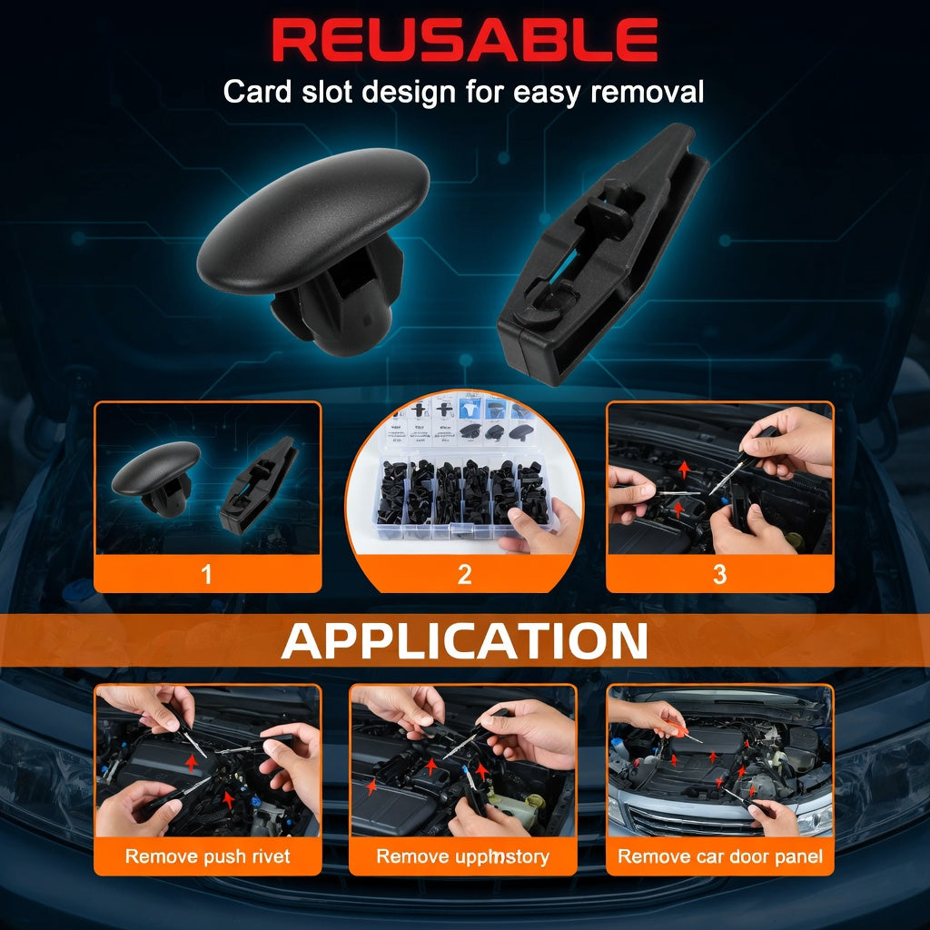 Universal Car Fastener Kit 🚗🔧