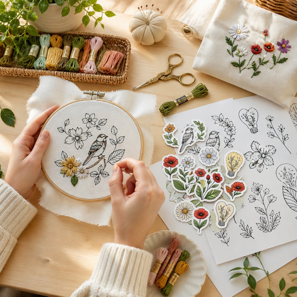 Stick & Stitch Embroidery Guide Patches ( Water Soluble )
