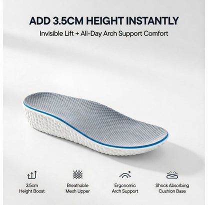 Arch Support Height Increase Insoles (Height 1.4inch (3.5cm)
