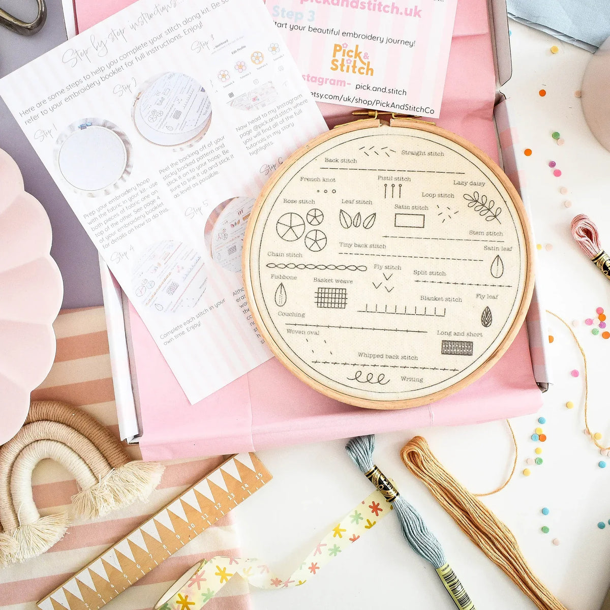 Embroidery Kit for Beginners