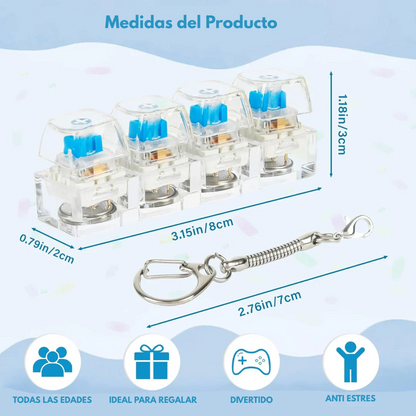 ClickCube Mechanical Keychain